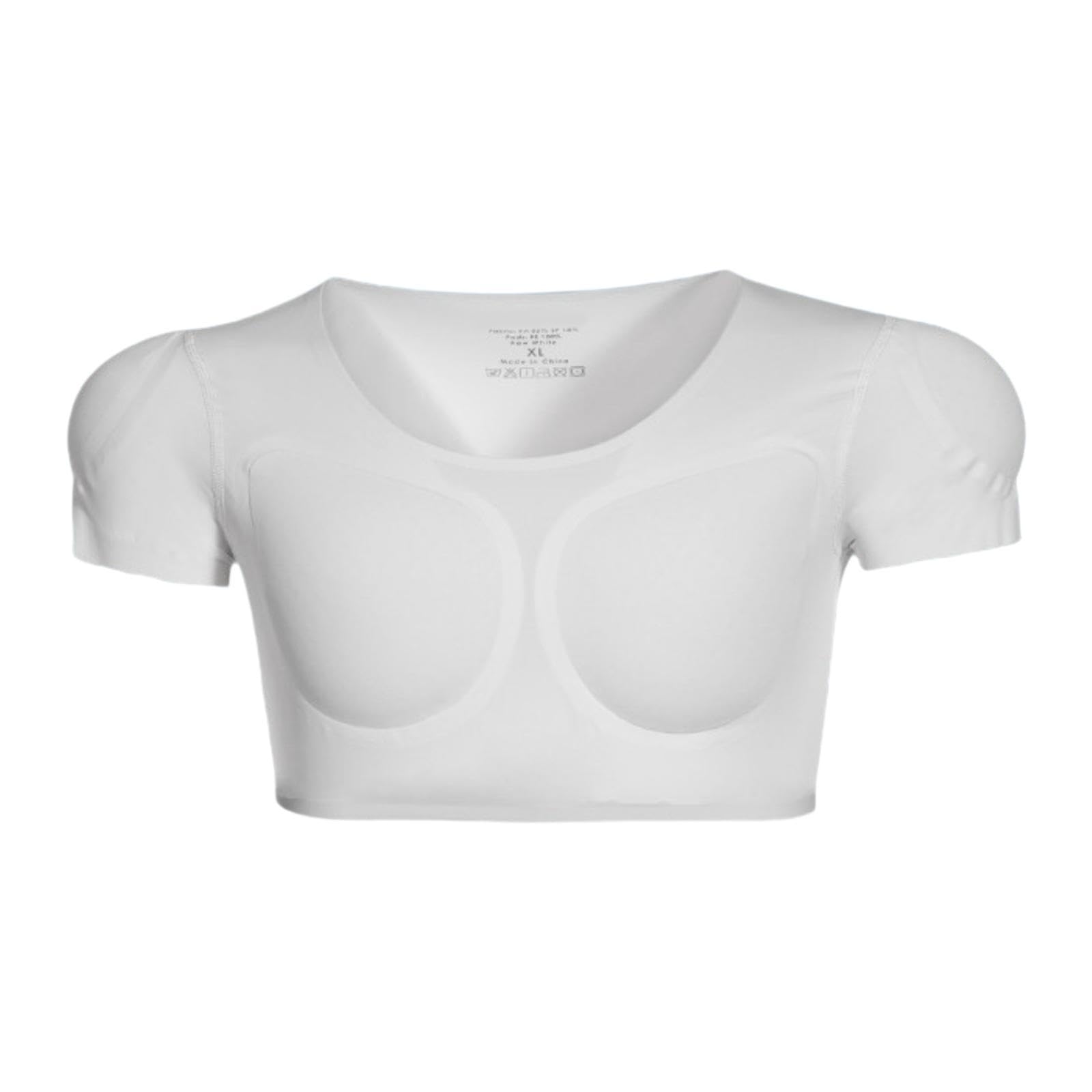 Camiseta Acolchada para Hombre, Camiseta Invisible para Realzar El Físico con Módulo de, Nailon Cómodo para Cosplay, Fiestas Y Uso Diario, Mangas Cortas, M