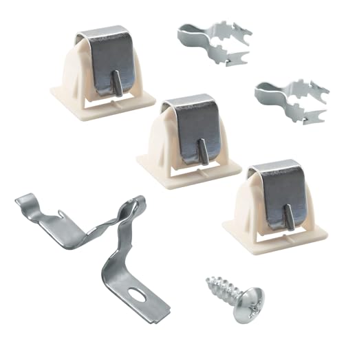 279570 Dryer Door Latch Strike Kit Durable Replacement Part for Whirlpool Maytag Kenmore KitchenAid Roper GE Dryers Dishwasher AP3094183 696144 690081 PS334230 236877 420198