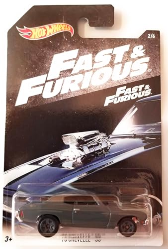 Hot Wheels Fast and Furious Chevelle SS grise pour décorer votre bureau de cinéphile