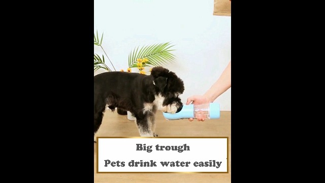 MAOCG Dog Water Bottle for Walking, Multifunctional and Portable Dog Travel Water Dispenser with Food Container… - Image 8