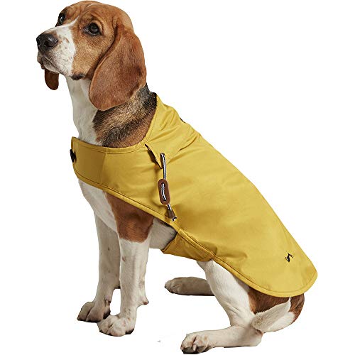 Rosewood Joules Antique Gold Water Resistant Dog Coat, Mustard, Large