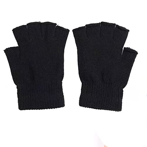 Fingerlose Handschuhe,Schreibhandschuhe für Kinder,Kinder Halbfinger Handschuhe Fingerlose Fäustlinge,Mädchen Winter Cartoon Fingerhandschuhe,Halber Finger Fäustlinge,Halber Finger Fäustlinge Cover