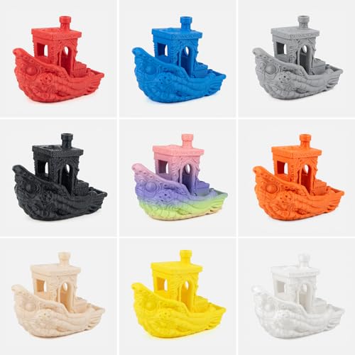 Image of iSANMATE High Speed Rainbow Filament, Fast Changing Color Rainbow PLA+ Filament 1.75mm Designed for High Speed 30-600mm /s, Fast Printing Speed PLA, Dimensional Accuracy ±0.02mm, 1kg Spool (2.2lbs)