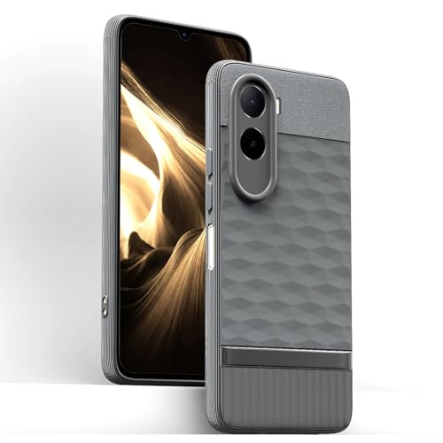 Image of Outlouders Back Cover for Mi Redmi A7 Pro /Poco C85x 5G | Full Camera Protection | TPU Soft Flexible Shockproof Bumper Case (Grey)