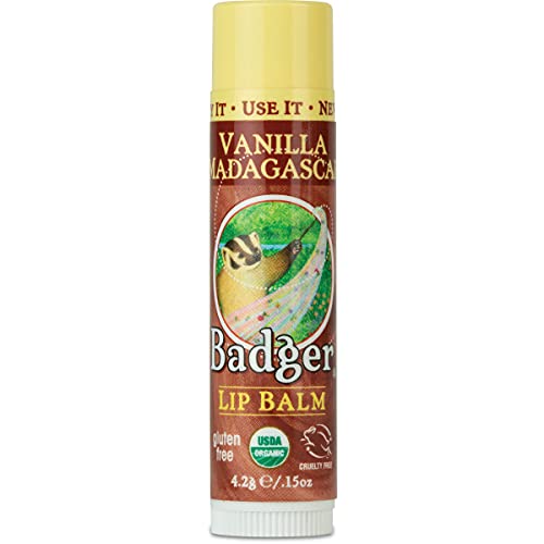Badger Lip Balm Vanilla Madagascar, 4.2g