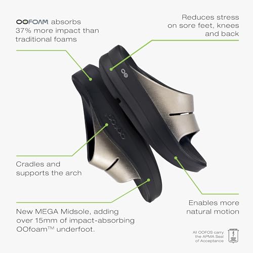 OOFOS OOmega OOahh Recovery Sandal - Women’s4