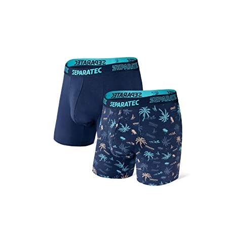 Separatec Men's Soft and Breathable Separated Dual Pouch Underwear Cover