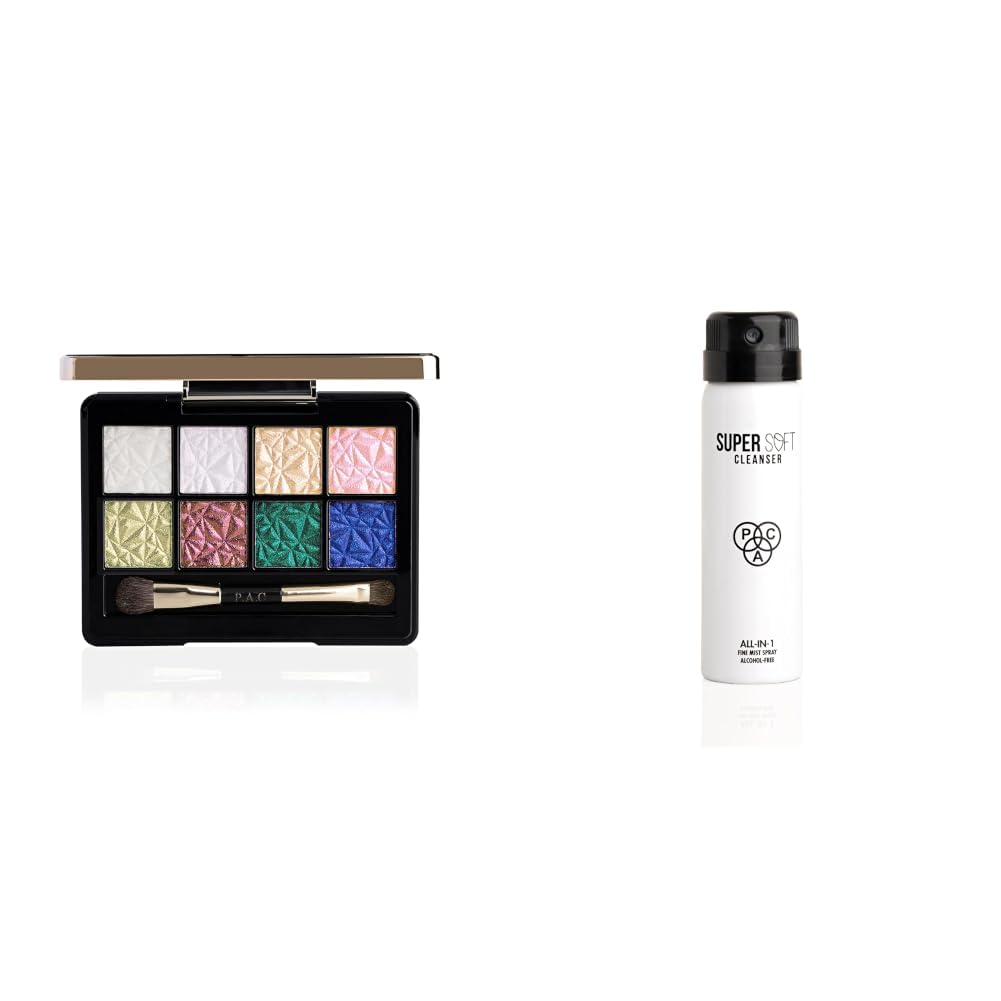 PAC Spotlight Duo Chrome Palette Season 1 | Intensely Pigmented | Buttery Smooth Multi Chrome Shades Super Soft Cleanser-picture-42