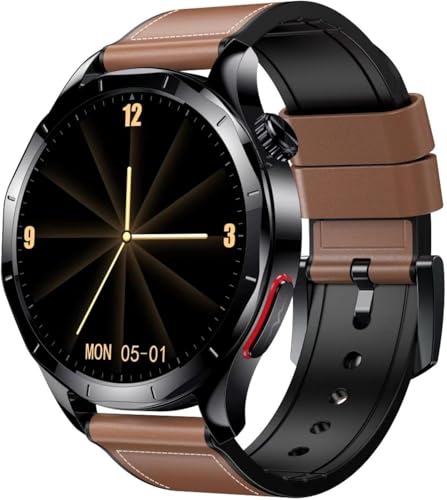 Lgnitek Reloj Inteligente Hombre, 1.43' Fitness Smartwatch Hombre con Llamadas, Impermeable IP68 para iOS/Android