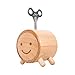 XCXDX Boîte À Musique en Forme De Sourire en Bois, Boîte À Musique Rétro sur des roulettes, Cadeau De Jouet pour Enfants