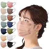 【アイリスオーヤマ】 マスク 不織布 60枚 ピンクベージュ ふつうサイズ(幅17.5cm) プリーツ 小顔 耳が痛くならない