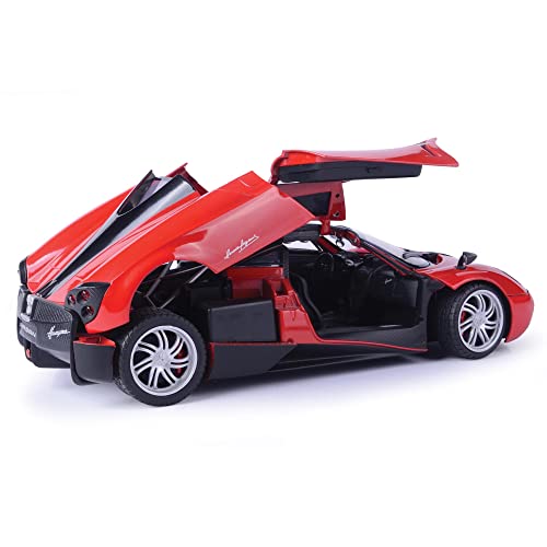 Motormax Pagani Huayra Rojo 1:18 Modelo de Auto Diecast miniatura 3