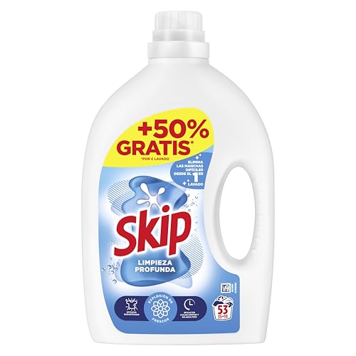 SKIP Limpieza profunda Detergente líquido 35+18 lavados
