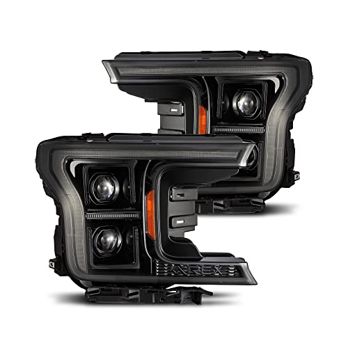 AlphaRex- PRO-Series (14th Gen G2 Style) Projector Headlights compatible with 18-20 F150 - Alpha-Black