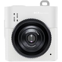 2.5K Mini Dijital Kamera 64MP, 16X Zoom, 1.4  IPS Ekranl  Ta nabilir  ocuk ve  renci Video Kameras BEYAZ