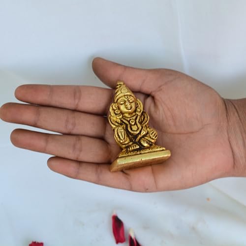 Estatua de Brass Kuber Maharaj de 2.25 pulgadas miniatura 5
