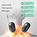 Artuvate Neck Massager - Rechargeable 3 in 1 Massager, Electric Cervical Neck Massage Pillow Hump for Shoulder, Heating & Stress Relieving, Ergonomic Memory Foam Pillow (Classic Gray)
