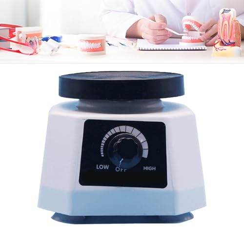 Vibrador dental con regulación de velocidad continua y base antideslizante