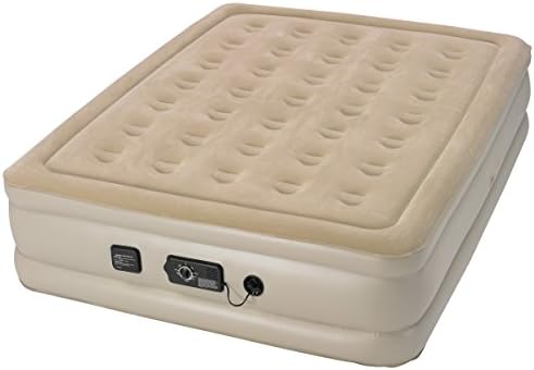 Serta Raised Air Mattress with Never Flat Pump | Size: Queen 18" | Luxury Inflatable Mattress - Built in Air Pump to Ensure a Good Night’s Rest | Heavy Duty Blow Up Mattress with Self Inflating Pump