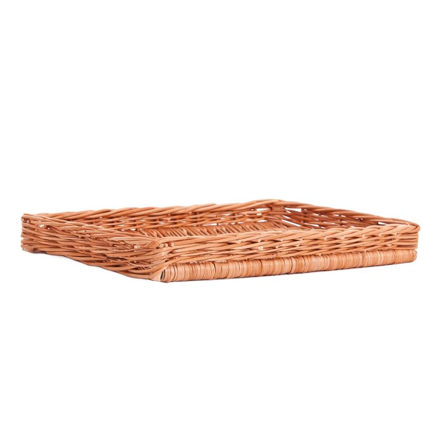Caja de presentación de mimbre gris-brun e-wicker24 para escaparates 4