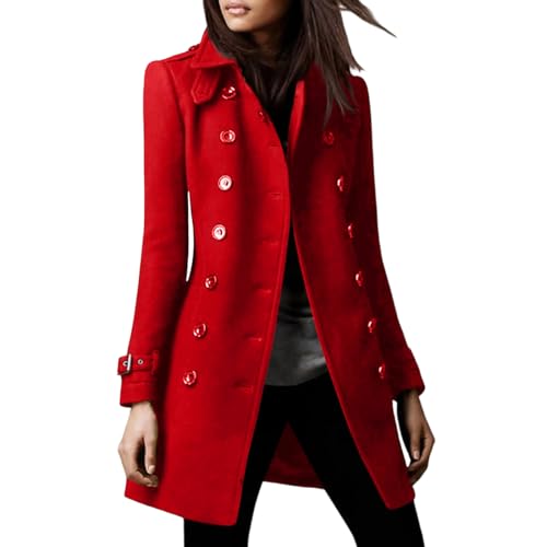 Manteau laine femme chaud et élégant pour affronter le froid de l'hiver au travail