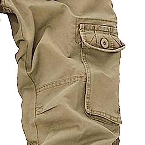 Pantalon cargo décontracté en coton léger évitant les déchirures - 2