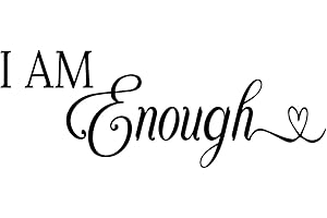 I AM Enough Vinyl Wall Decal: Empowering Inspiration for Your Space