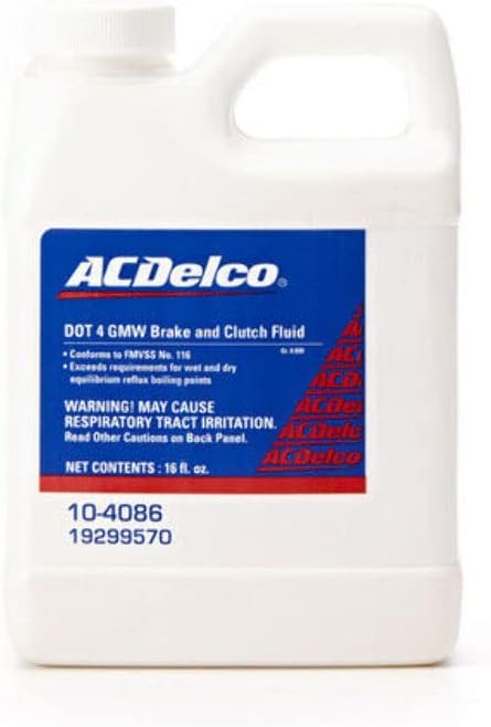 Genuine GM Fluid 19299570 DOT-4 Super Brake and Clutch Fluid - 16 fl. oz.