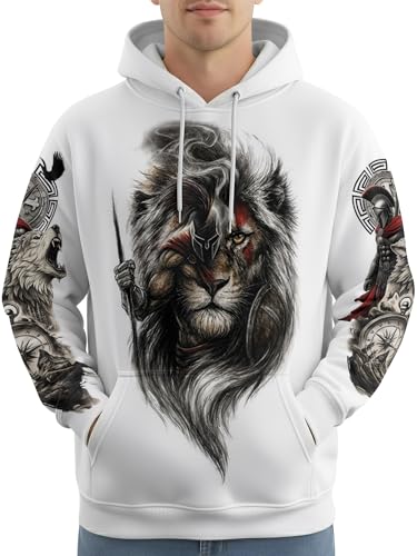 Image of PAGYMO Graphic Hoodies for Men Funny Novelty Pullover Hooded Sweatshirt