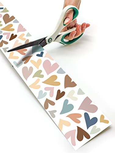 Teacher Created Resources Everyone is Welcome Hearts Straight Rolled Border Trim - 50ft - Decorate Bulletin Boards, Walls, Desks, Windows, Doors, Lockers, Schools, Classrooms, Homeschool & Offices - image 3