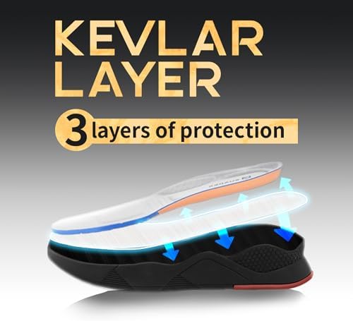 SUADEX Steel Toe Shoes for Men Women Lightweight Safety Work Sneakers for Construction Indestructible Breathable - Image 7