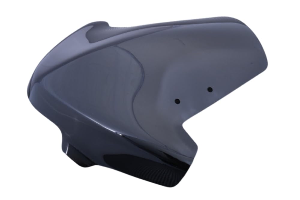 avdb-moto Szyba/Deflektor wiatru kompatybilny z APRILIA Shiver 750 2007-2016, Shiver 900 2017-2021 Z poliwęglanu (Czarny Podwójna krzywizna)