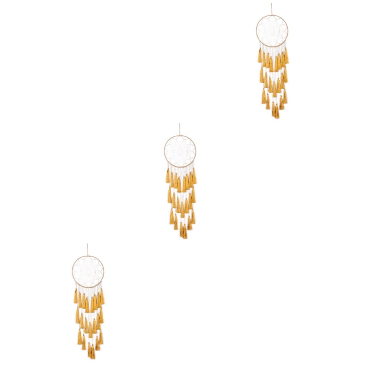 Atrapasueños bohemio artesanal en pack de 3 ideal para regalar en bodas