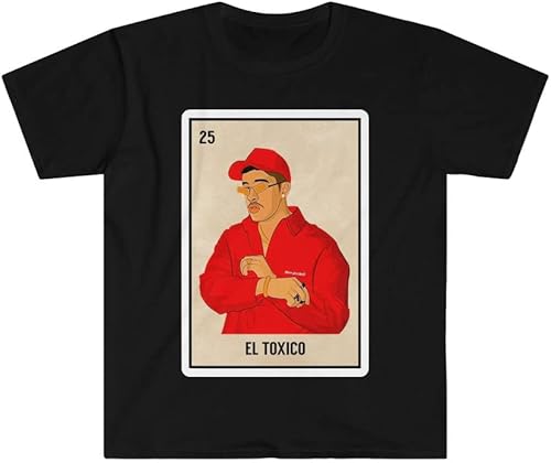 El Toxico, idea de regalo de camiseta estilo lotería
