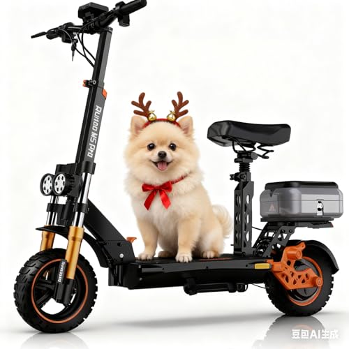 M5 Pro Electric Scooter, 1600W Brushless Motor, Range