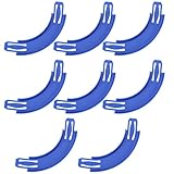 Liste des produits : vous recevrez 8 pièces de connecteurs de piste incurvés, suffisants pour ajouter des virages et des boucles passionnants et améliorer votre expérience de course.