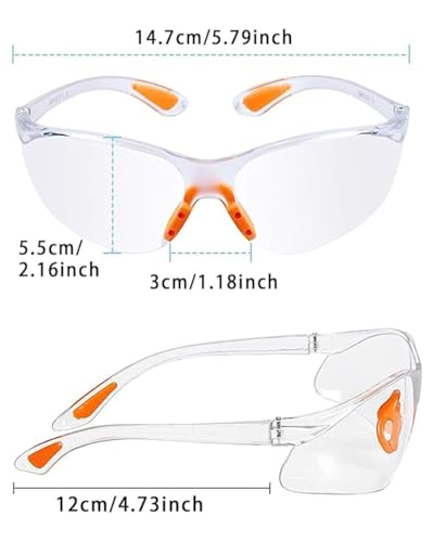 Mejores review On-line Gafas de seguridad transparentes comprados en linea. 5 Imagen adicional