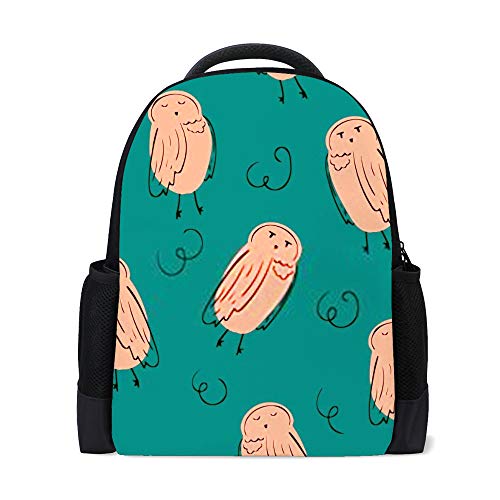 Sac à dos d'école chouette enfants - Petit cartable scolaire motif animal 16x11x6