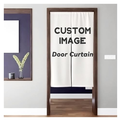 HDKAH Tende for porte personalizzate, dimensioni e immagini personalizzate, schermi divisori for ingressi con logo, link speciali, tende for porte(85x150cm)