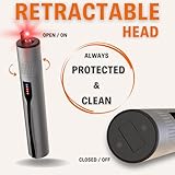 Sysotek Visual Fault Locator - Rechargeable Red Light VFL Fiber Optic Tool kit - Retractable Head fits SC FC ST - Optical Laser Light Pen Network Cable Fiber Tester with Protective Case and LC Adapter - Image 3