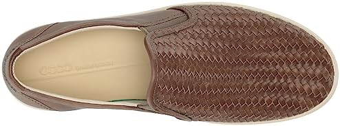 ECCO Women's Soft 7 Woven Slip on 2.0 Sneaker, Taupe, 8-8.5 | Image 4