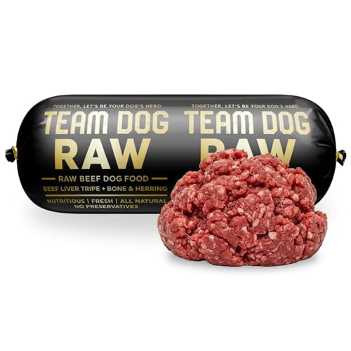 Team Dog Raw Frozen Dog Food | 65% Beef Muscle,