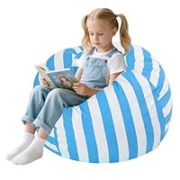 COMAX Bean Bag Chair for Kids, Unicorn Convertible Toddler Beanbag Bed, Children Bean Chair Stuffed to Floor Mattress with Filler