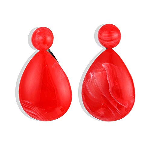 Boucles d'oreilles opale en résine style goutte d'eau idéales pour un mariage ou une soirée