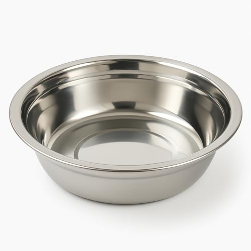 SNOUTEX Ciotola in acciaio inox - Mangiatoia in acciaio inox con capacità di 1,2 kg, ciotola per cani e gatti