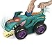 Hot Wheels Monster Trucks Car Chompin' Mega-Wrex, Large Toy Monster Truck & Toy Car, Eats & Poops 1:64 Scale Vehicles, Lights & Sounds