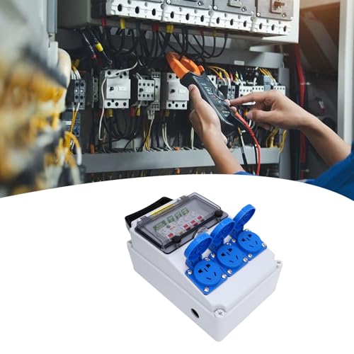 Boîte de distribution mobile étanche pour coffret de chantier extérieur PC