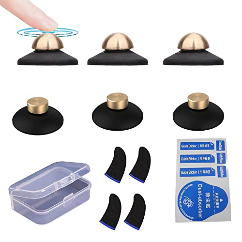 Joystick para teléfono (10 uds) con 6 botones de pantalla táctil y 4 guantes de dedo