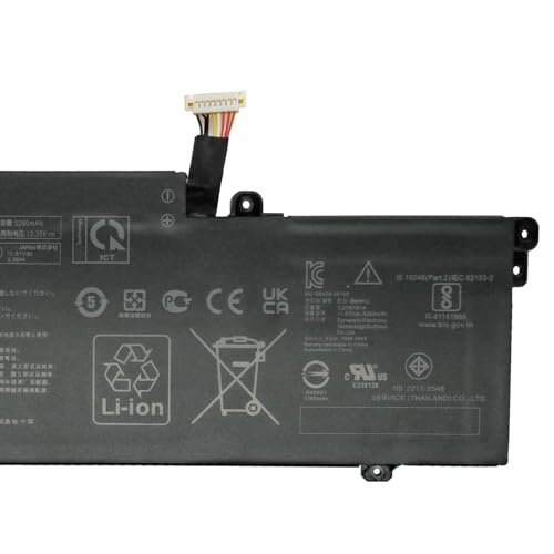 Image of C31N1914 Battery 63Wh 5260mAh Replacement for Asus ZenBook 14 Ultraligh UX435EAL UX435EG UX435EA ZenBook 13 UX425UG Series 0B200-03730100 3ICP6 /70 /81 11.61V 3-Cells