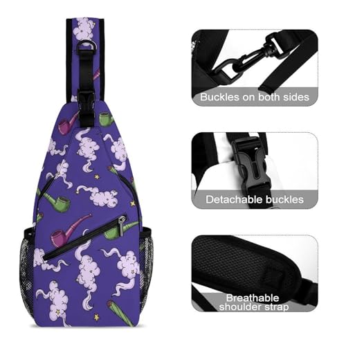 Mochila pequeña cruzada de tirante ajustable ligera para senderismo miniatura 3